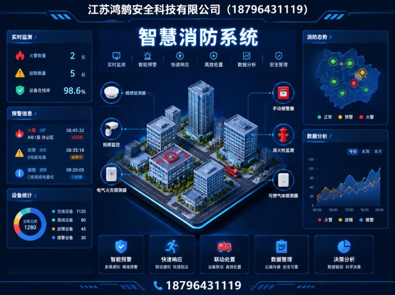 襄阳智慧消防系统展示图